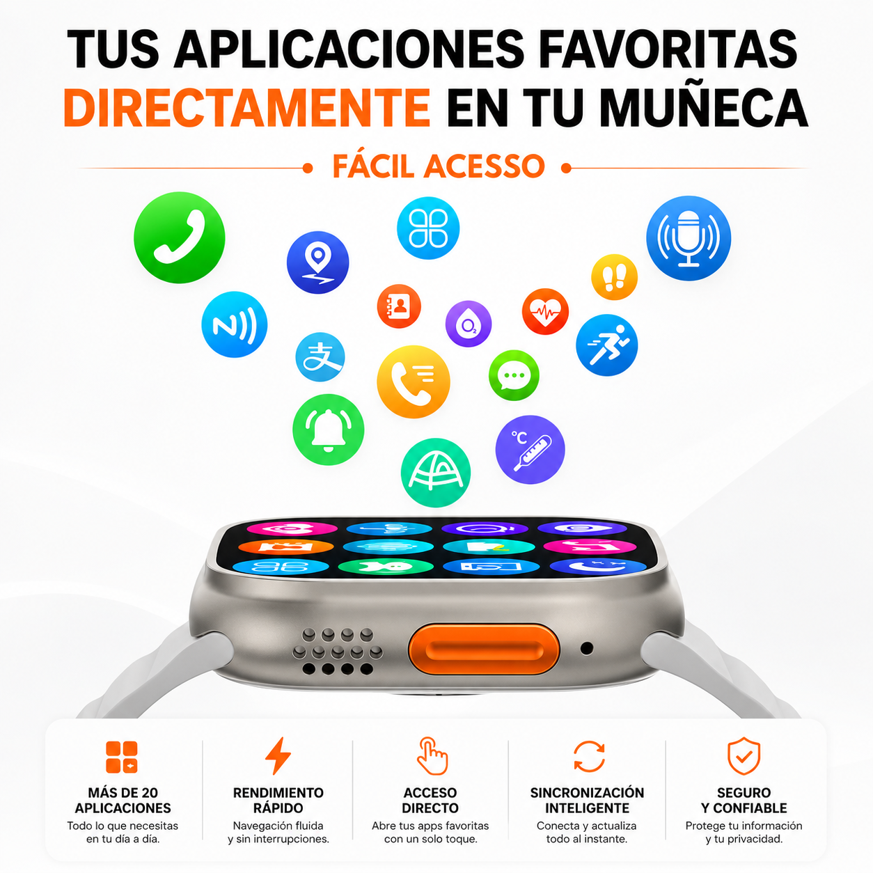 Reloj Inteligente 2026 (PULSERAS DE REGALO)